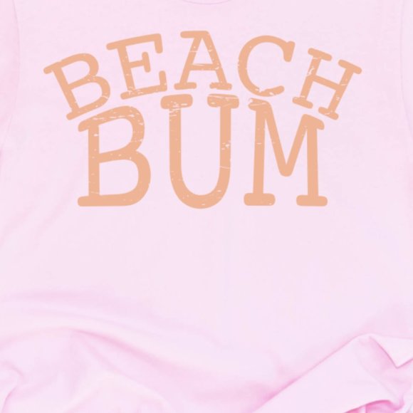 NWT *BOUTIQUE*  BEACH BUM TEE - Picture 2 of 2